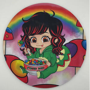 Dino Munchies Round Mousepad